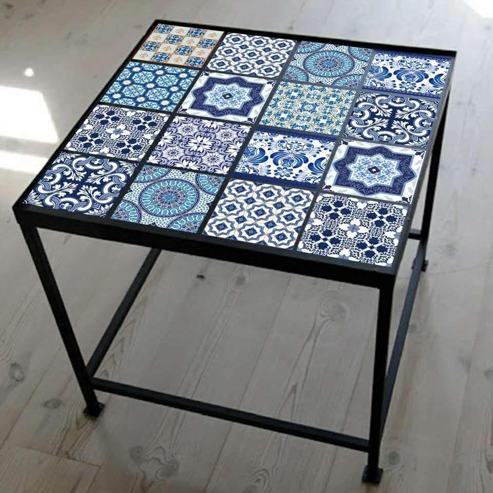 Pack of 48 - Geometrical Talavera Tiles Stickers