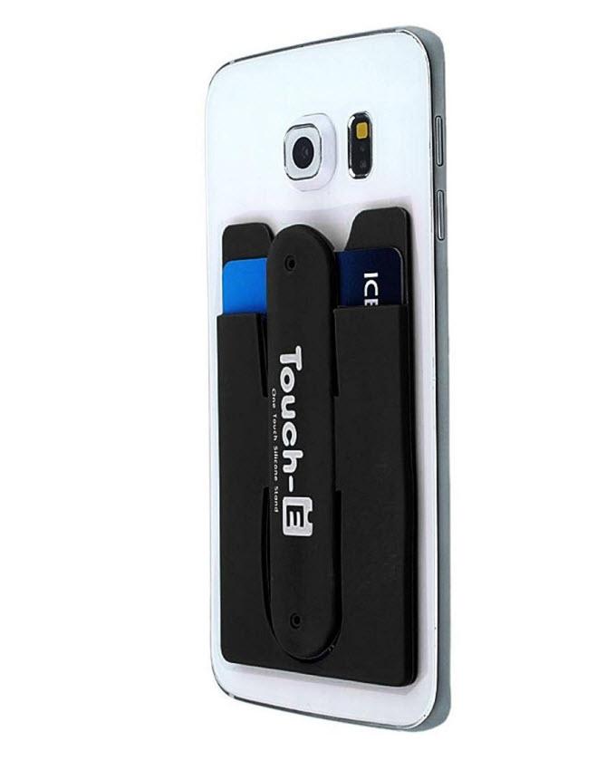 Silicone Stick Phone Stand - Black