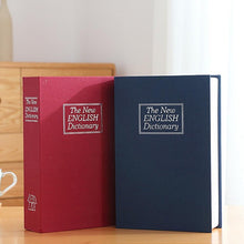 Dictionary Book Safe Storage Cash Money Jewelry Box Security Key Lock