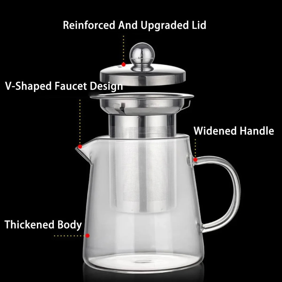 Borosilicate Glass Teapot