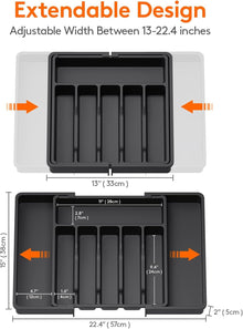 Multi Compartments Foldable Cutlery Holder