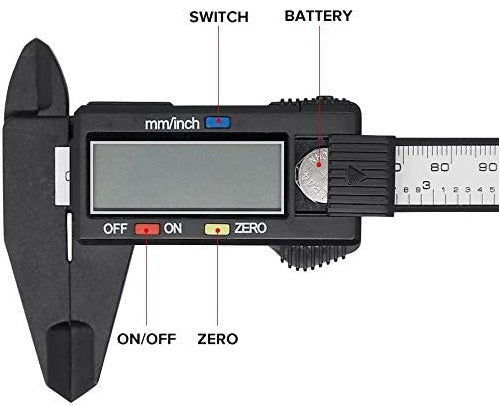 LCD Display Electronic Digital Caliper, Micrometer Gauge Measuring Tool