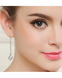 Silver Alloy Earrings for Women