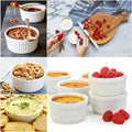 Pack of 6 Porcelain Baking Ramekins