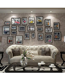 Set of 21 - Photo Frames Collage Wall Hanging Wall Decor Set
