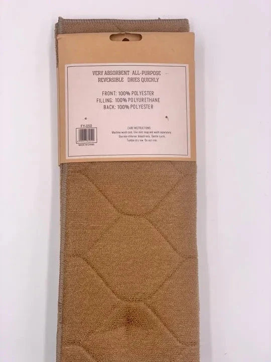 Random Color & Design Foldable Microfiber Dish Drying Mat 38 x 50 cm, Space-Saving Lightweight Design Dish Drainer Mat