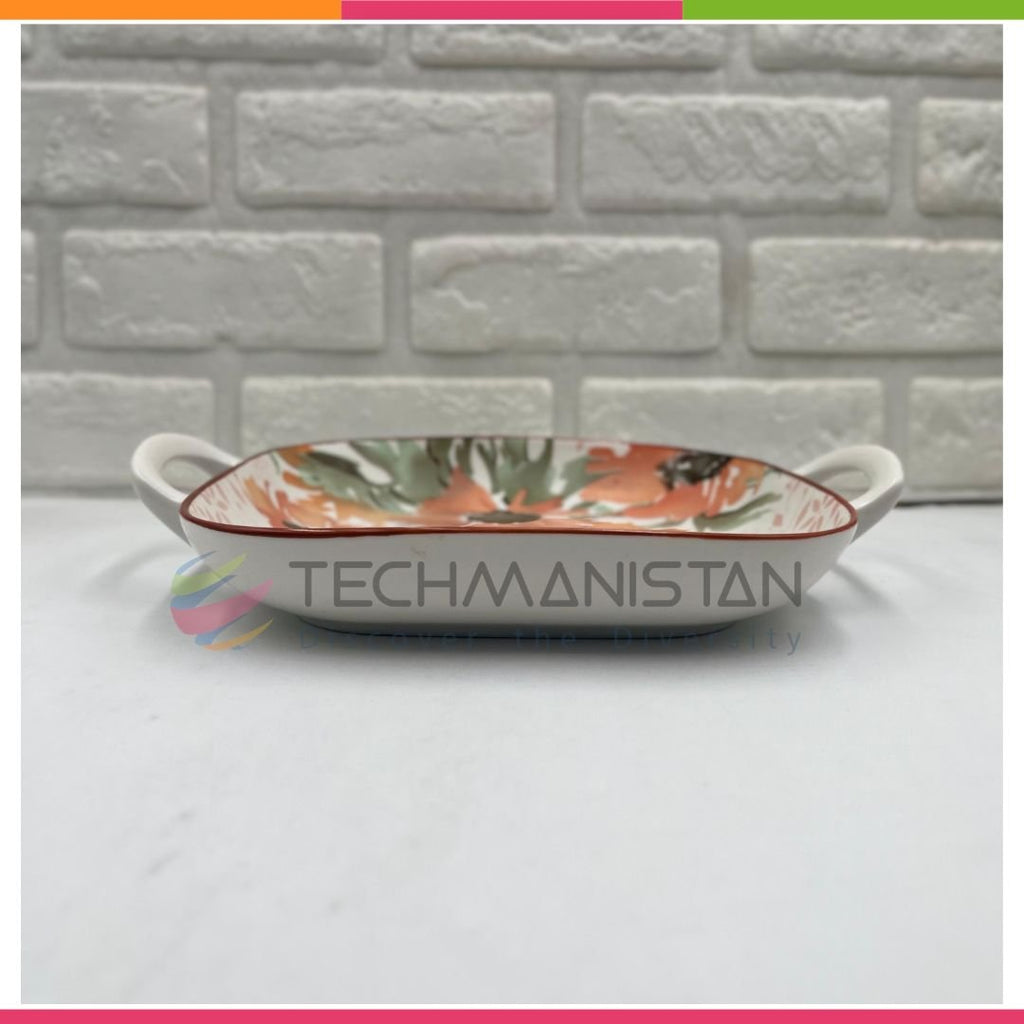 Ceramic Casserole Dish with Handles