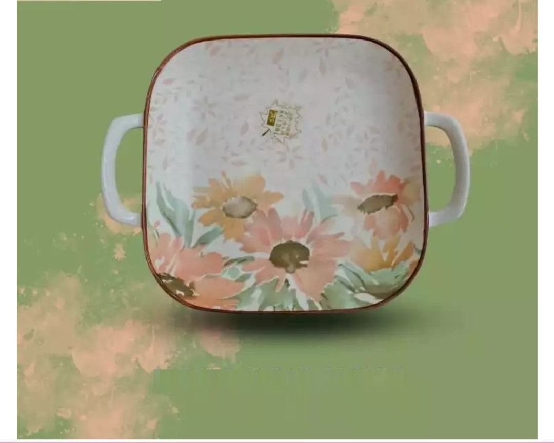 Ceramic Casserole Dish with Handles