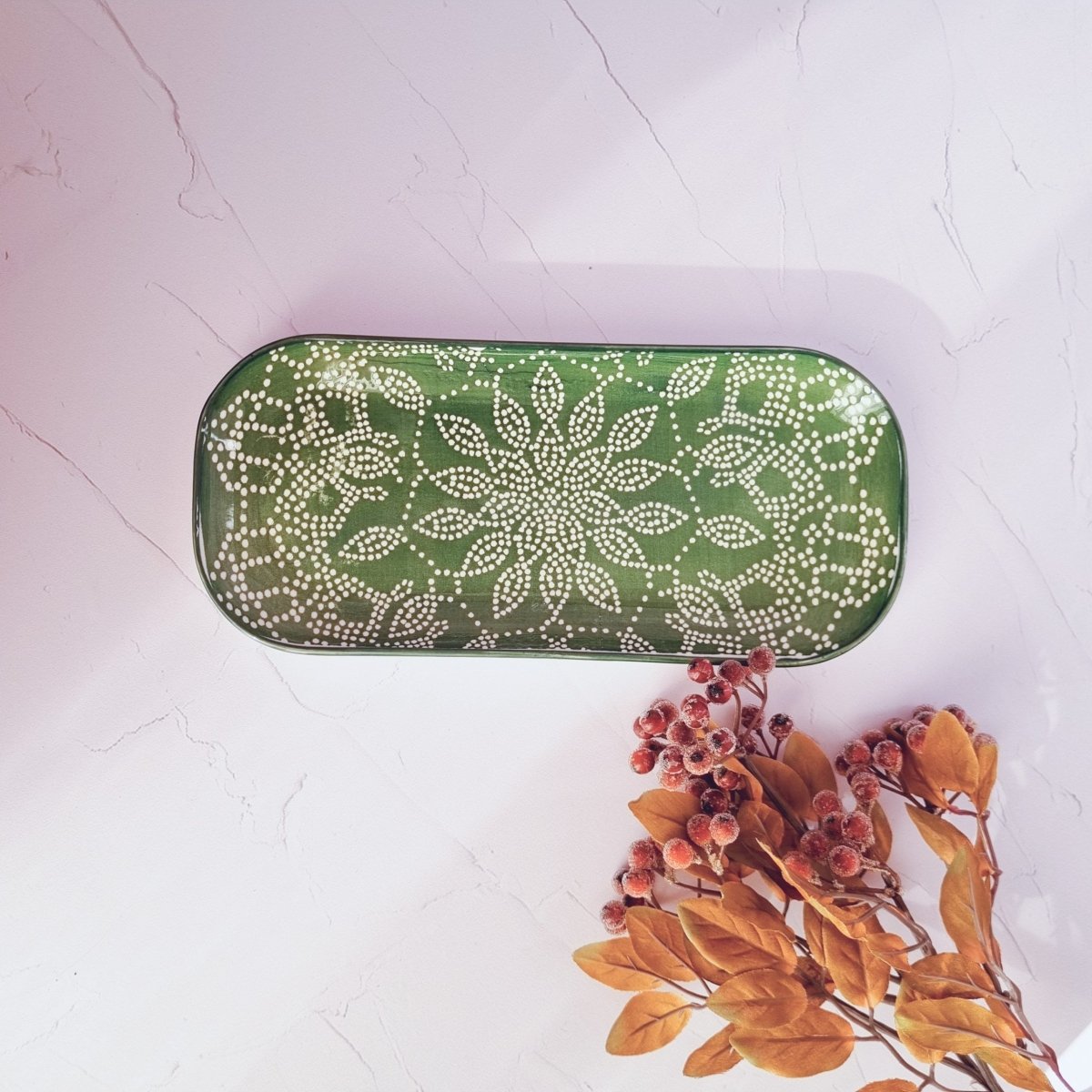 Ceramic Serving Oval Dish, Serving Tray