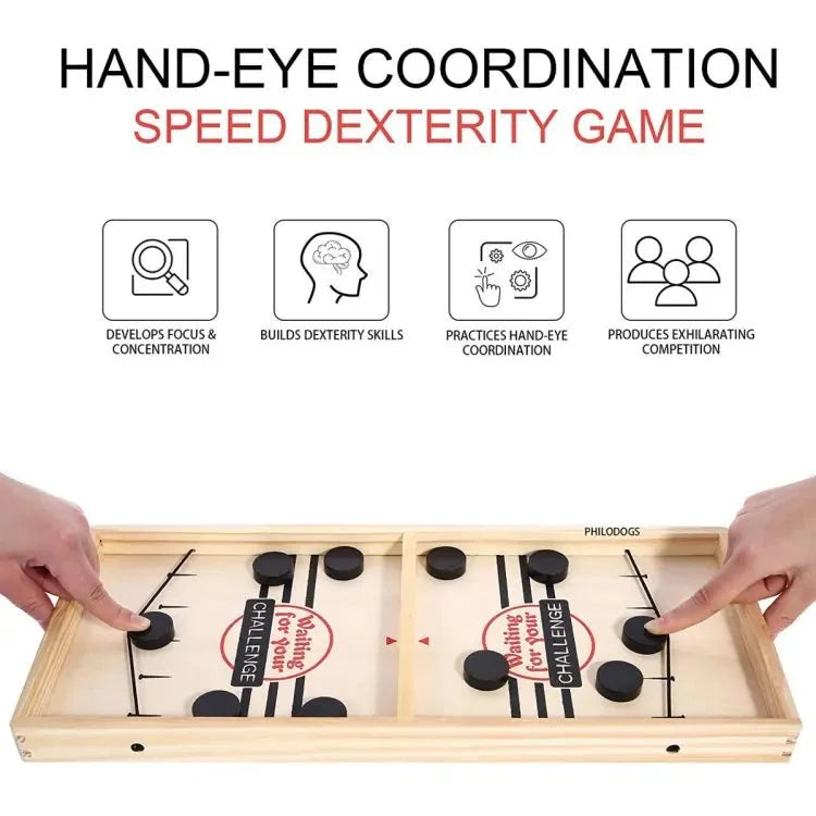 Children's Bump Ejection Hockey Board Game
