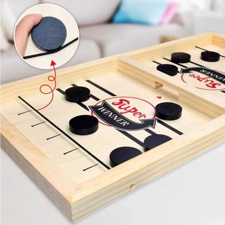 Children's Bump Ejection Hockey Board Game