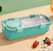 2/3 Compartment Lunch Box Stainless Steel Bento Box