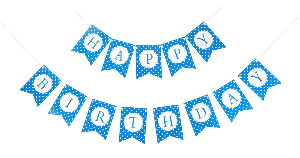 Cut Out Happy Birthday Banner