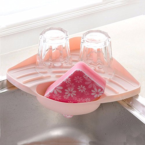 Sink Corner Rack with Tray Storage Organizer