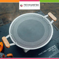 Honeycomb Laser Coated Tawa with Wooden Handle