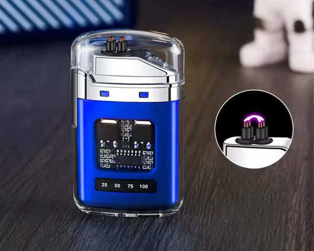 Rechargeable USB Arc Lighter With Ignition and LED Power Display