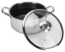 Single Sided Honeycomb Laser Coated Soup Pot With Lid