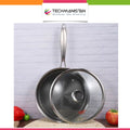 Double Sided Honeycomb Laser Coated Frying Pan With Lid