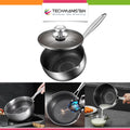 Single Sided Honeycomb Laser Coated Soup Pot With Lid