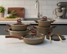 Set of 15 - Aluminium Alloy Non-Stick Cookware Set