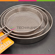 Set of 3 - Stainless Steel Fine Mesh Flour & Cocoa Sieve Strainers