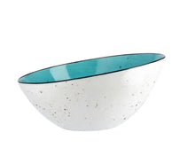 Aqua Mist Speckled Ceramic Bowl