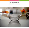Set of 2 - Diamond Glass Serving Bowls