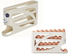 4Tier Eggs Dispenser, Egg Rolling Fridge Organizer