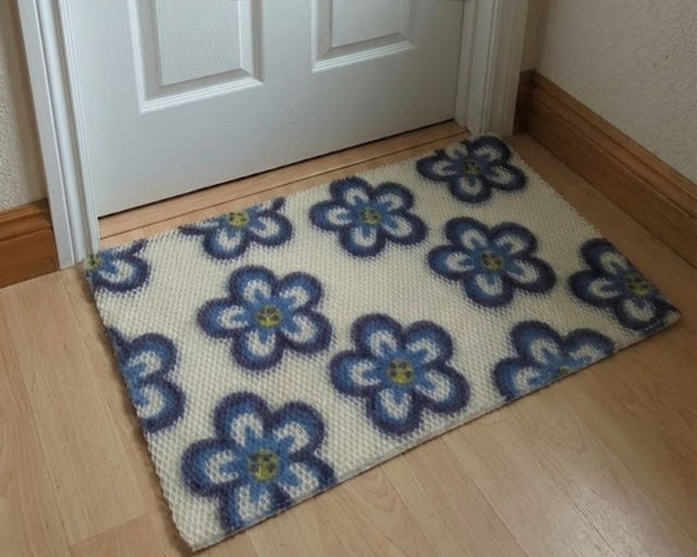 Aesthetic Mesh Technology Floor Rug Bath Mat - Random Colors and Designs