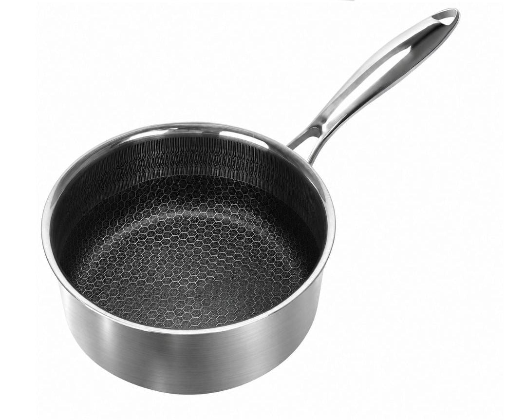Honeycomb Laser Coated Stainless Steel Soup Pot & Saucepan