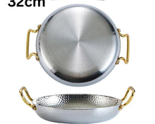 Stainless Steel Nonstick Frying Pan Spanish Paella Pan