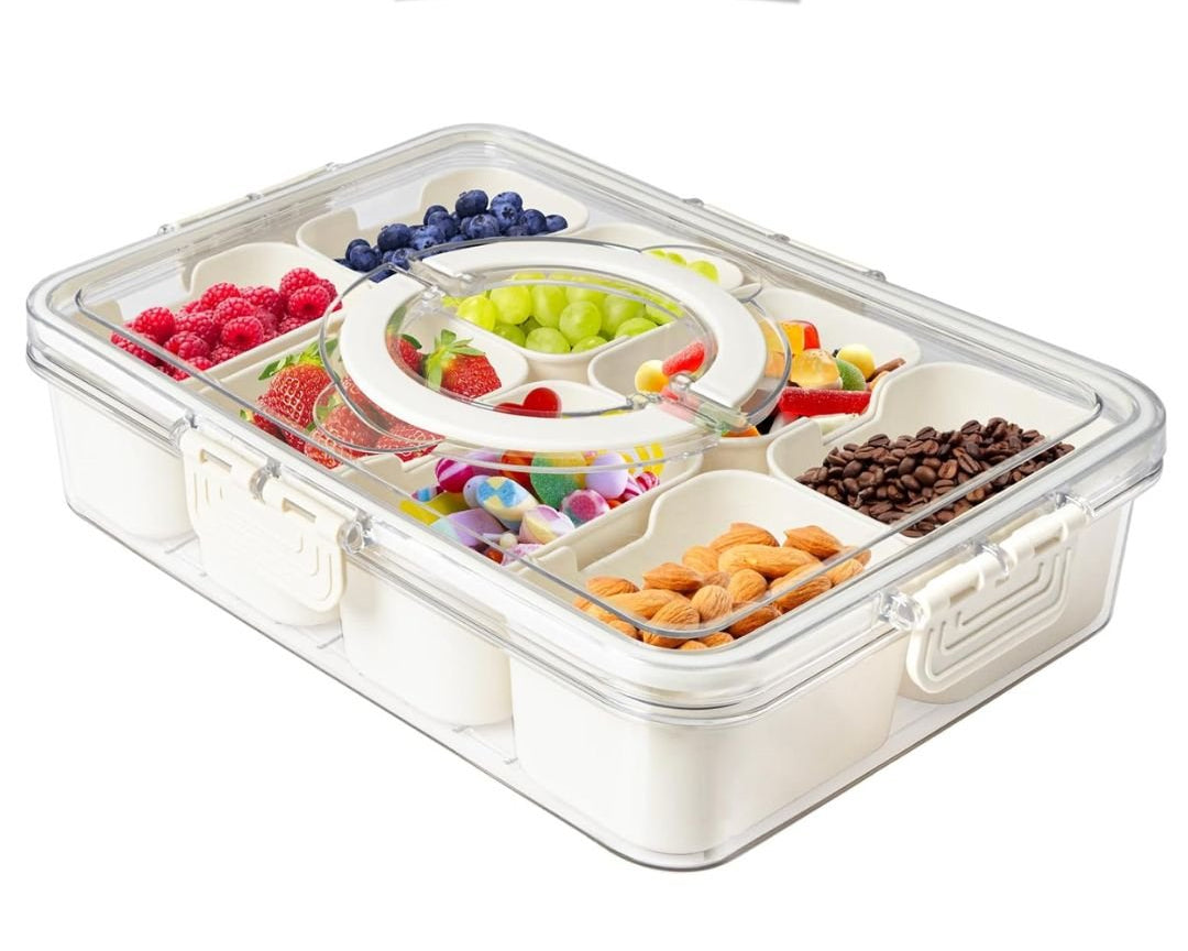 Detachable Dividers Portable Snack box