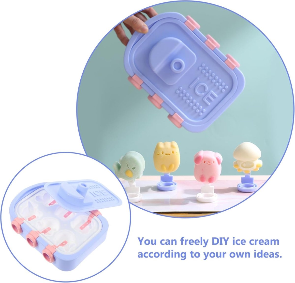 DIY Silicone Boat Shape Popsicle Mold