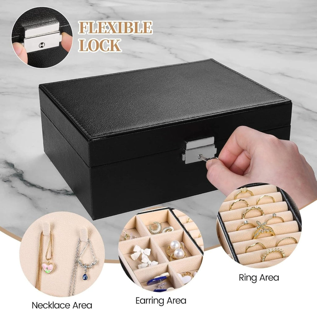 Double-Layer Jewelry Storage Box