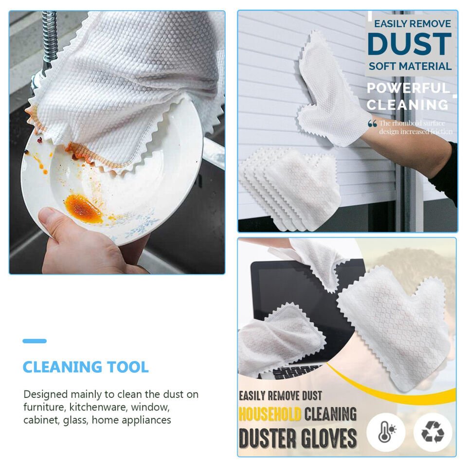 Double Sided Dust Cleaning Gloves