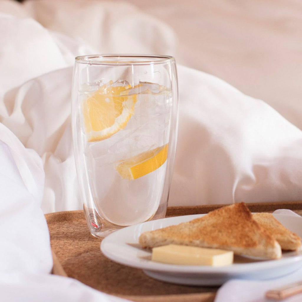 Double Wall Glass Drinking Glass