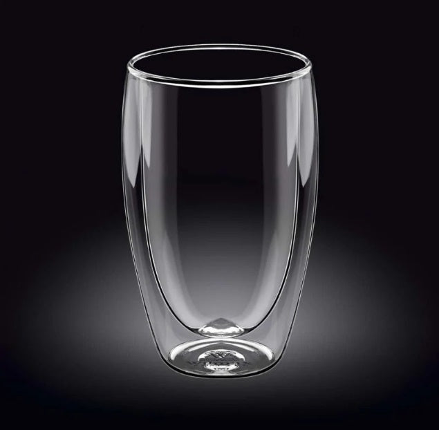 Double Wall Glass Drinking Glass