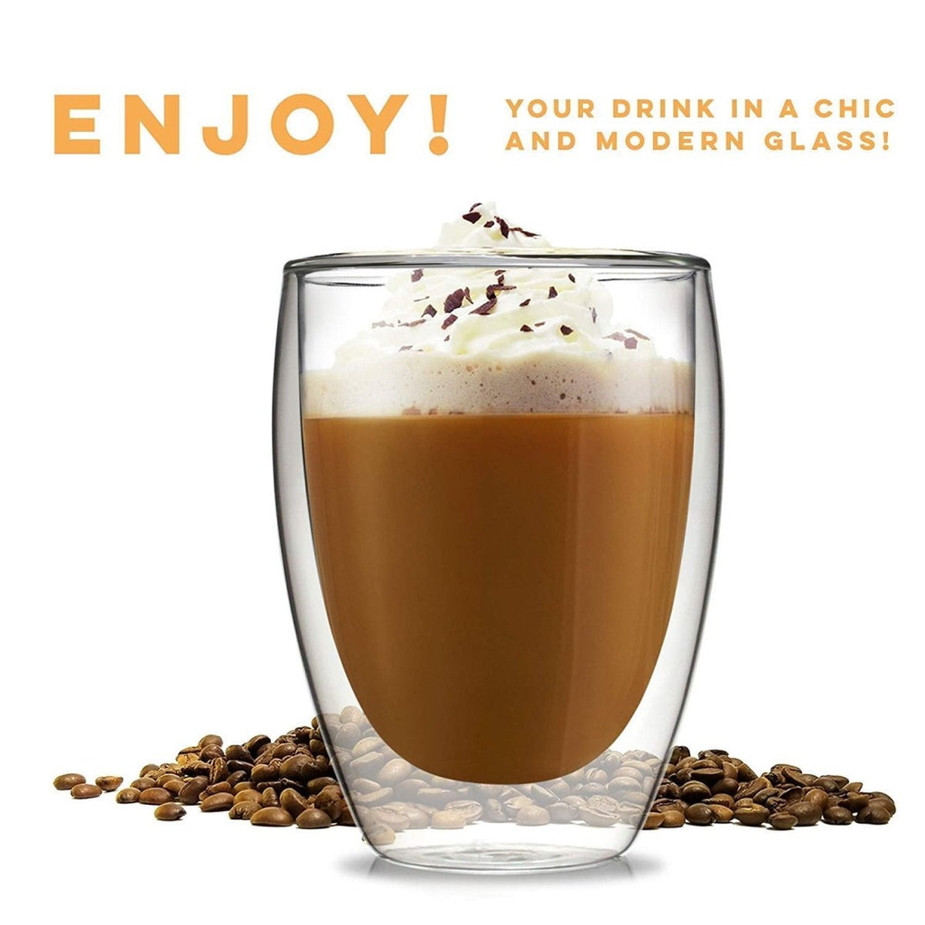Double Wall Glass Drinking Glass