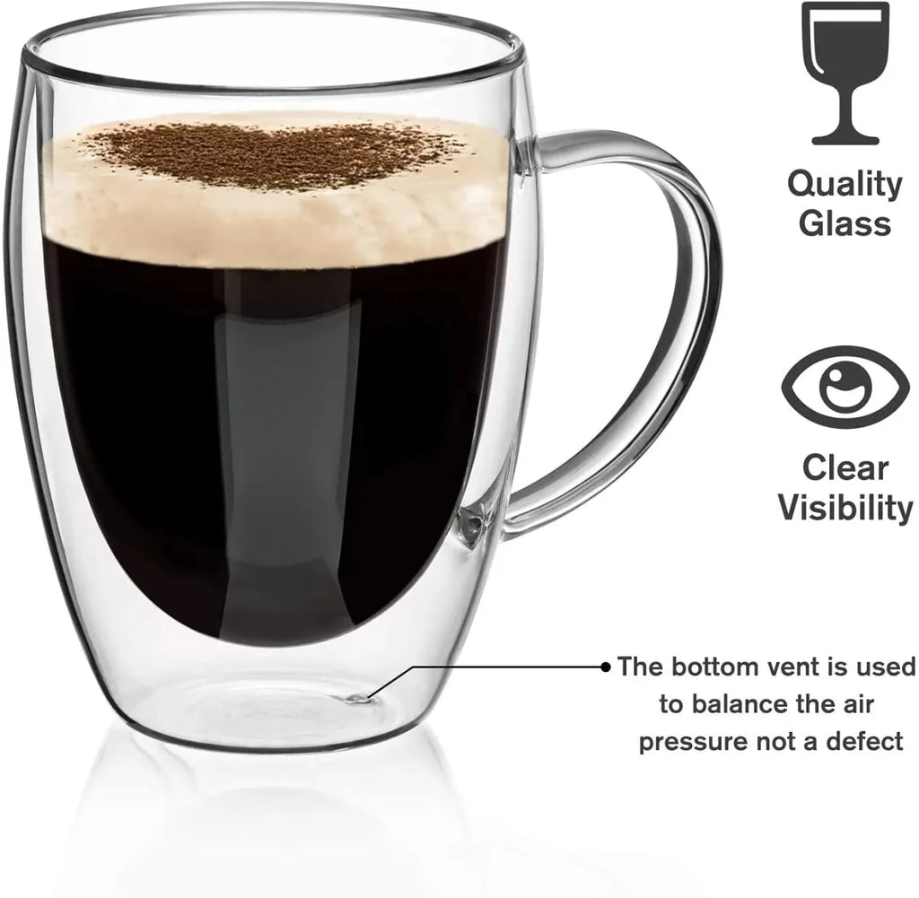 Double Wall Glass Mug