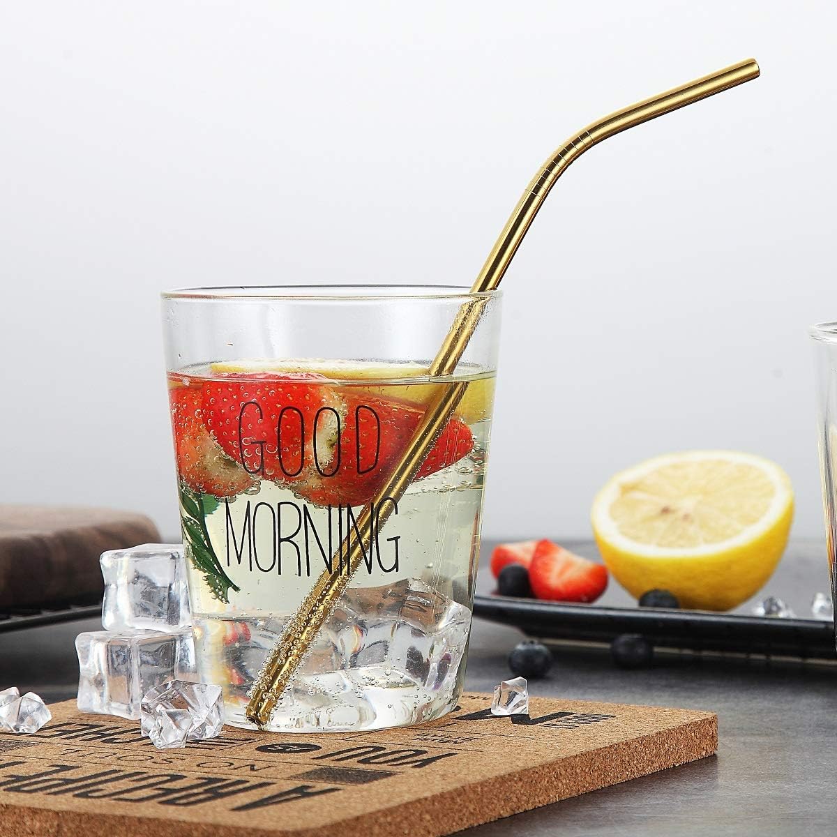 Drinking Straws With Cleaning Brush
