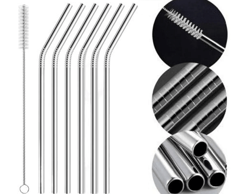 Drinking Straws With Cleaning Brush
