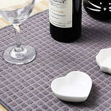 Random Color & Design Foldable Microfiber Dish Drying Mat 38 x 50 cm, Space-Saving Lightweight Design Dish Drainer Mat