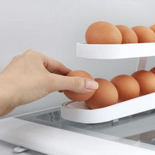 4Tier Eggs Dispenser, Egg Rolling Fridge Organizer