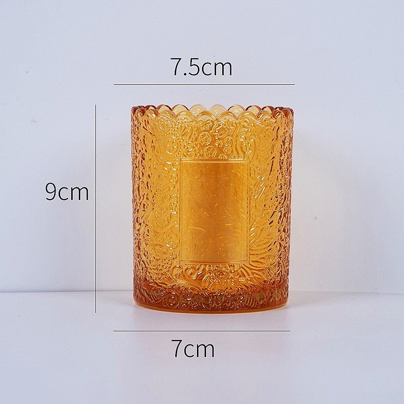 Empty Glass Candle Jar