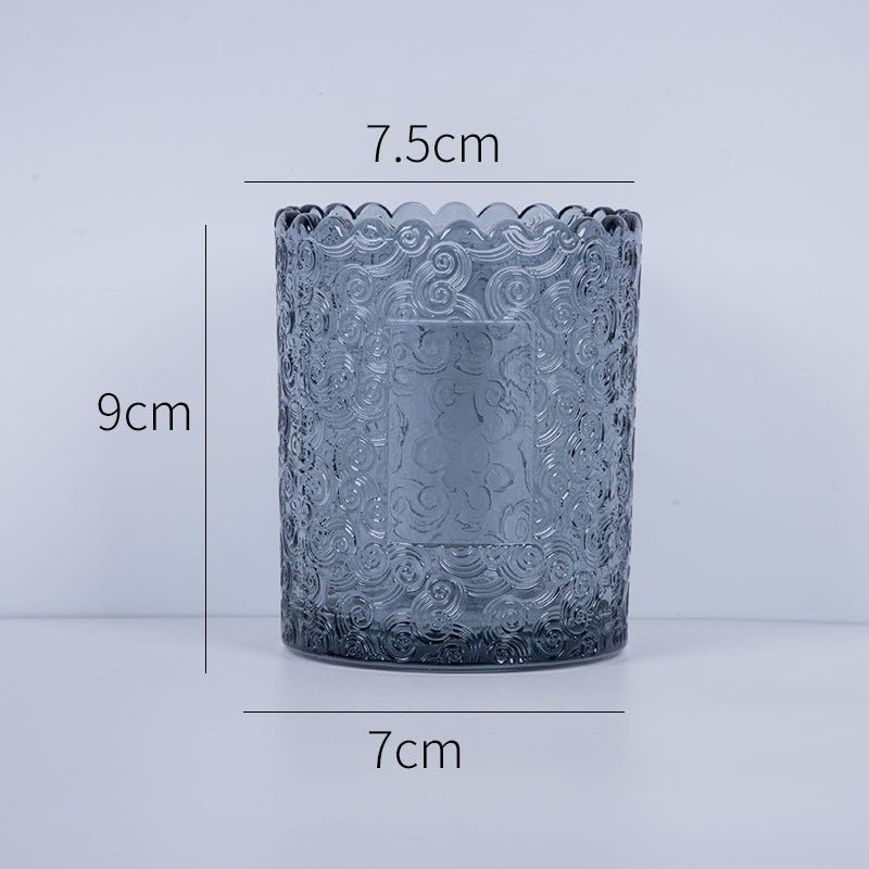 Empty Glass Candle Jar