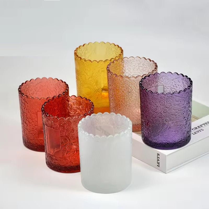 Empty Glass Candle Jar
