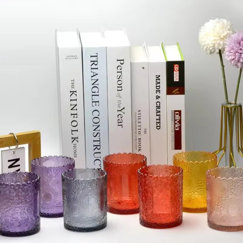 Empty Glass Candle Jar