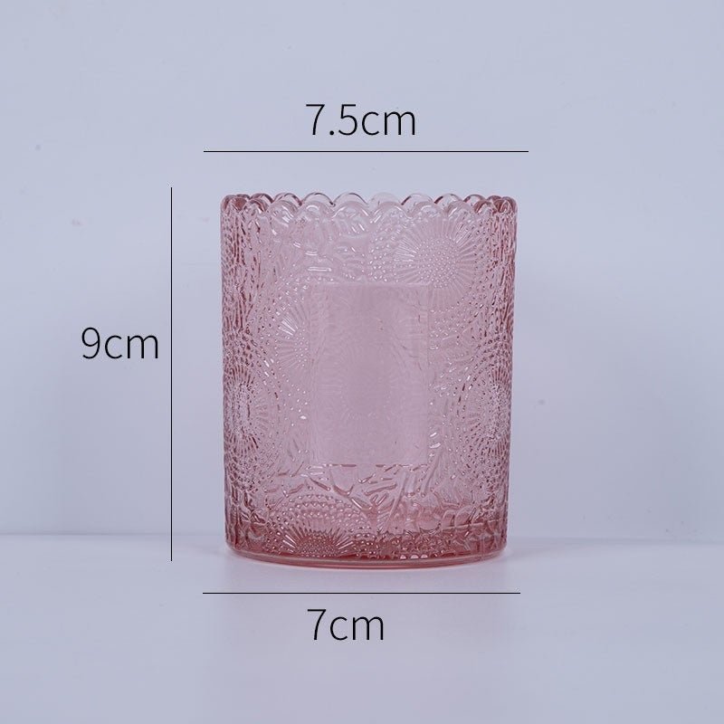 Empty Glass Candle Jar