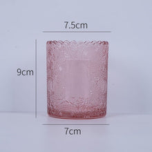 Empty Glass Candle Jar