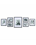 Set of 7 - Photo Frames Collage Wall Hanging Wall Decor Set - Perfect for Living Room